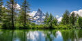 Grindjisee Lake Panorama